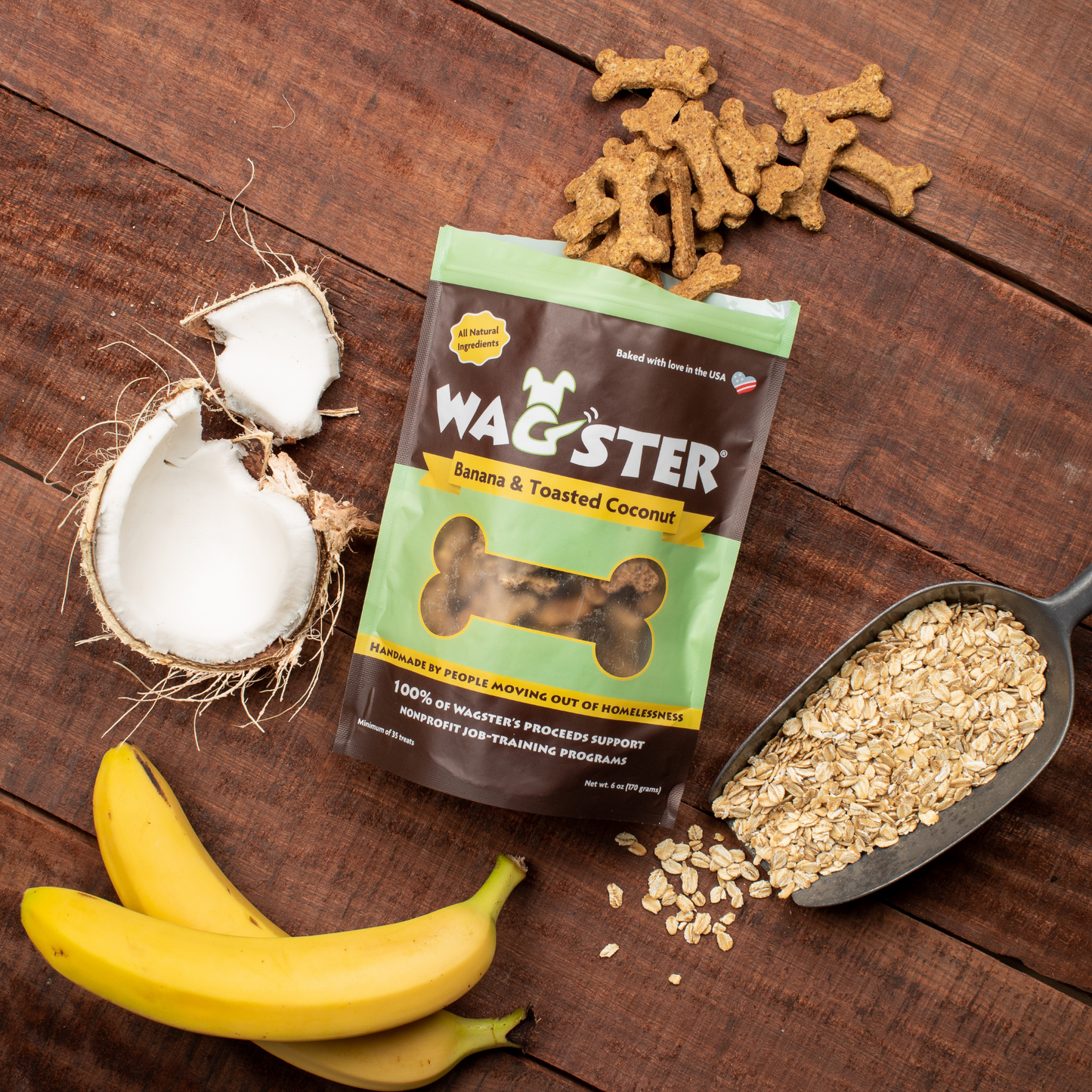 Banana & Toasted Coconut Treats