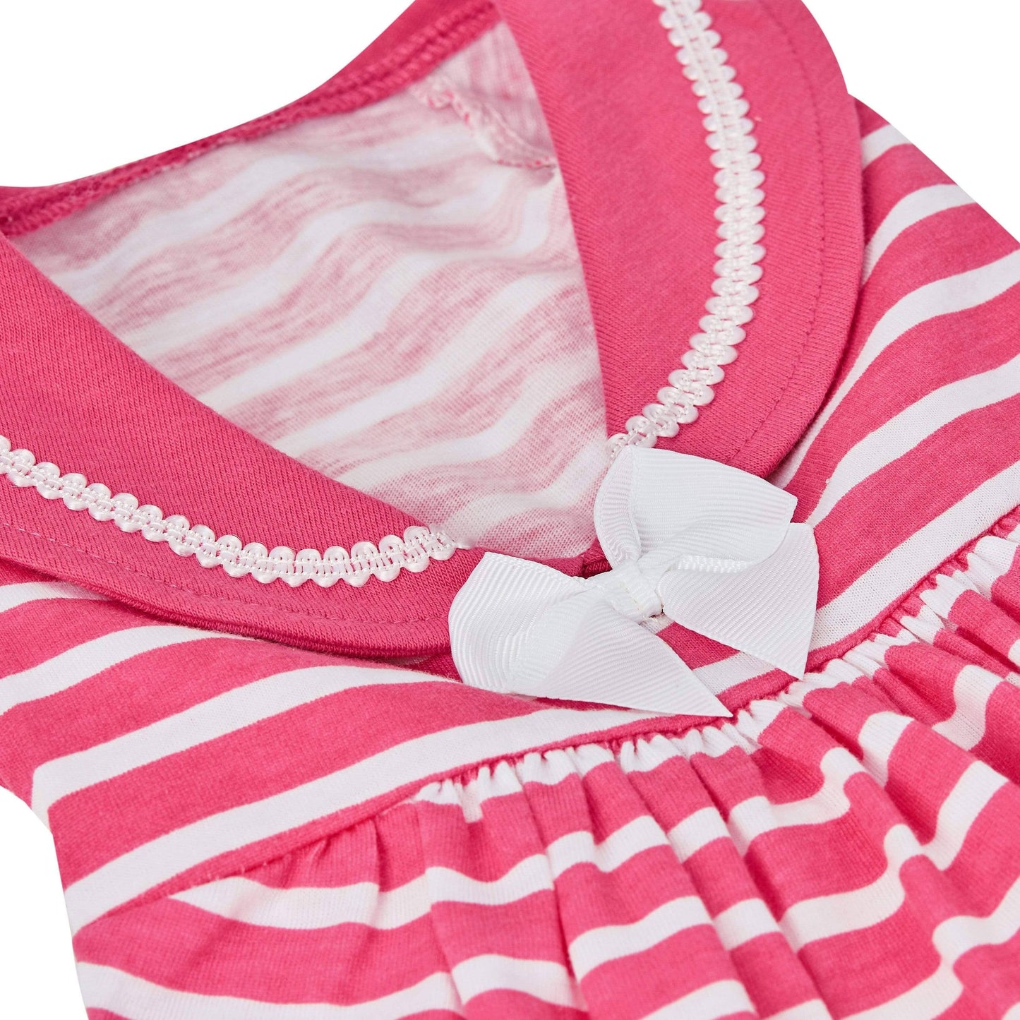 Sea Lover Rose Pink Striped Dress
