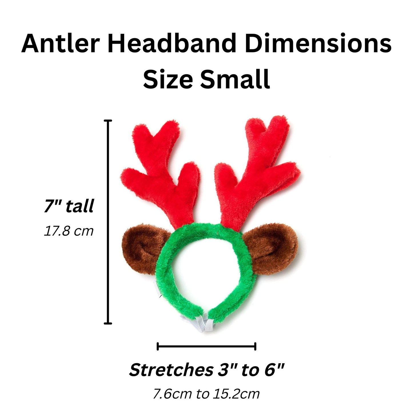 Christmas Reindeer Small Dog Antlers