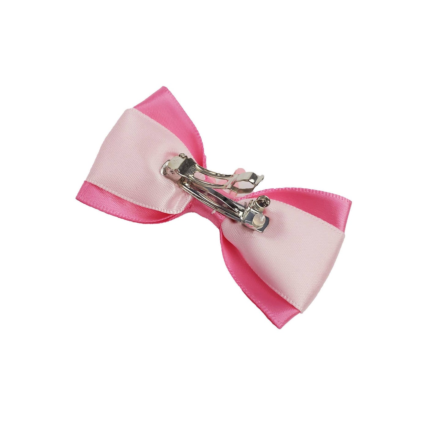 Pink & White with Tiara Hair Bows