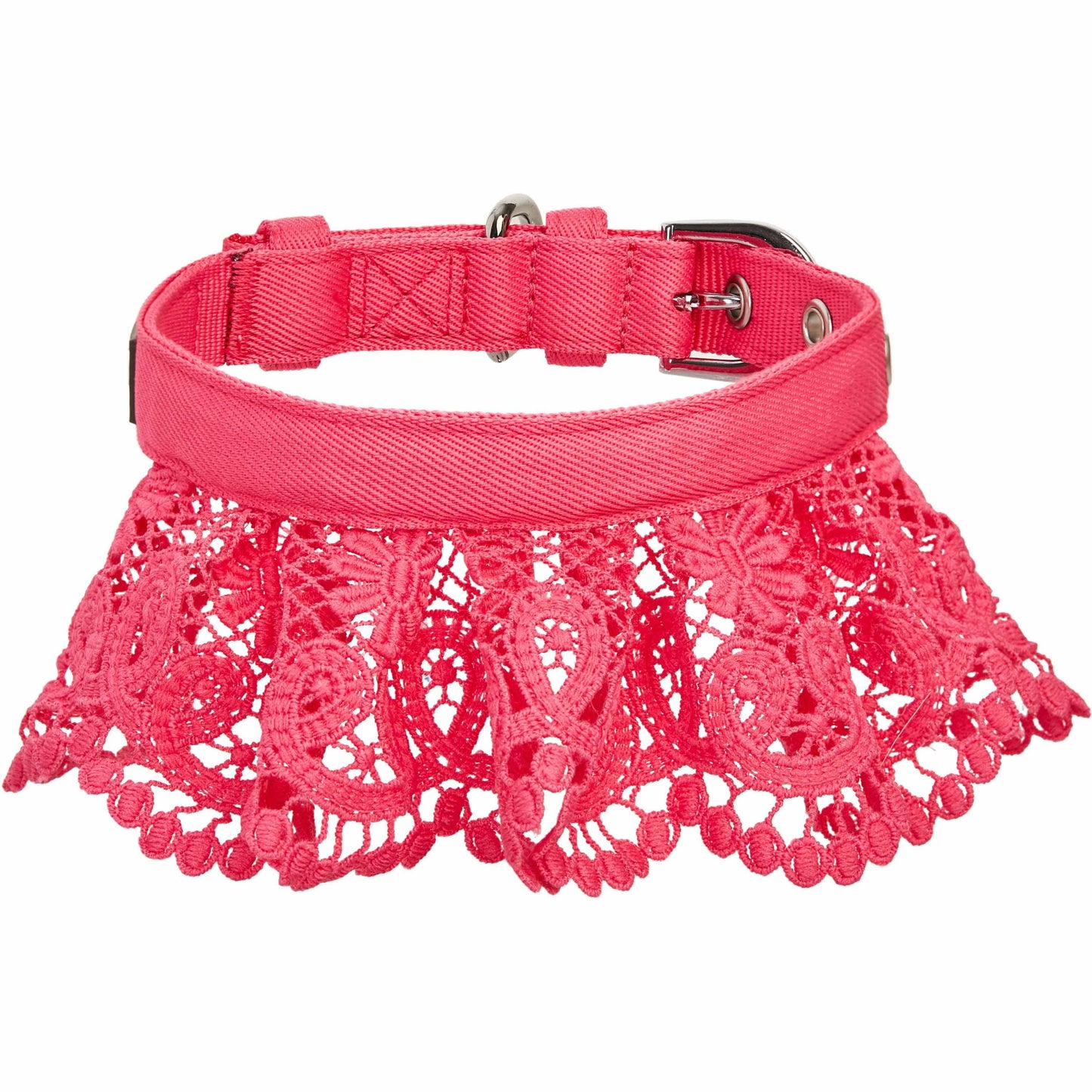 Cute Floral Lace Dog Collar