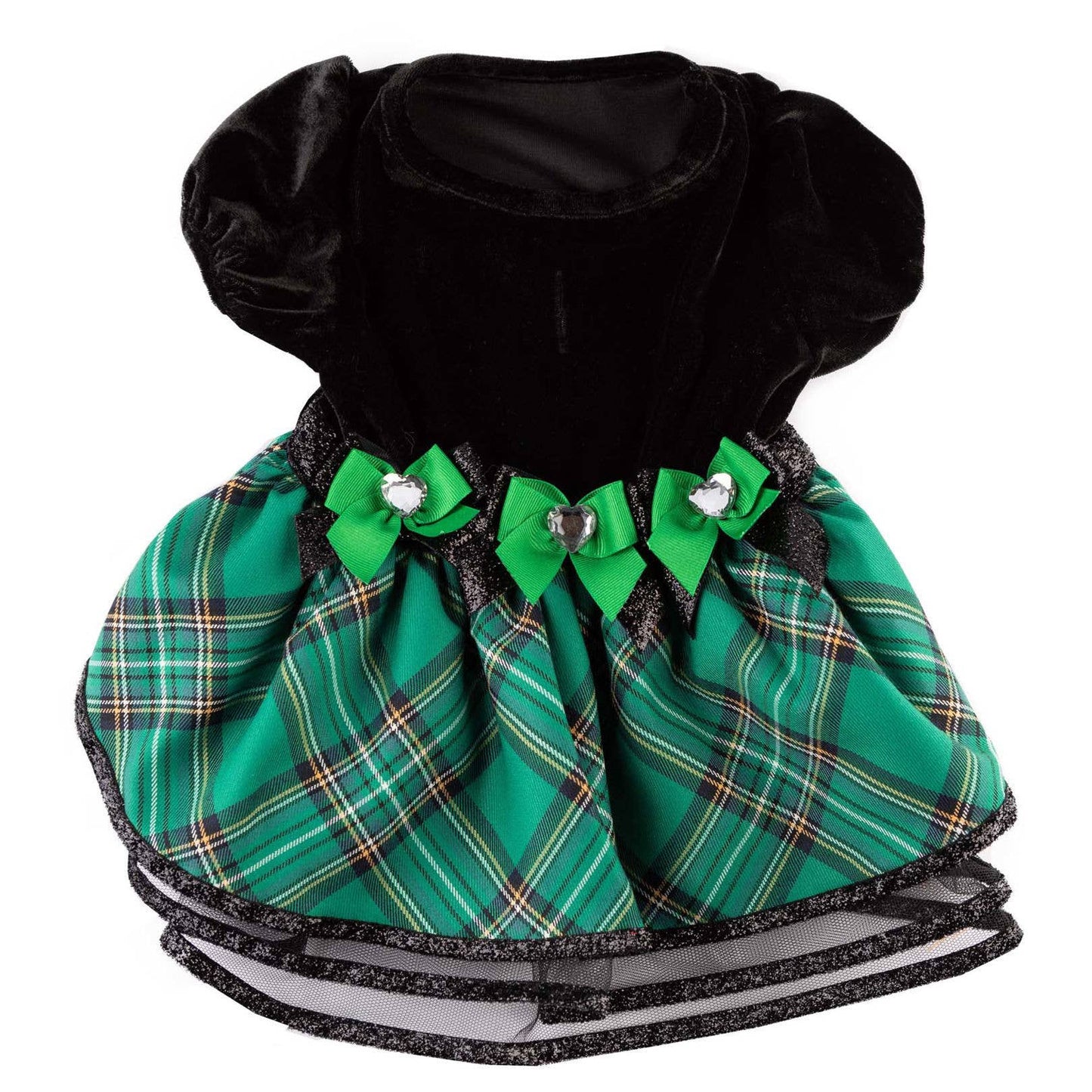 Green Tartan Plaid Dress