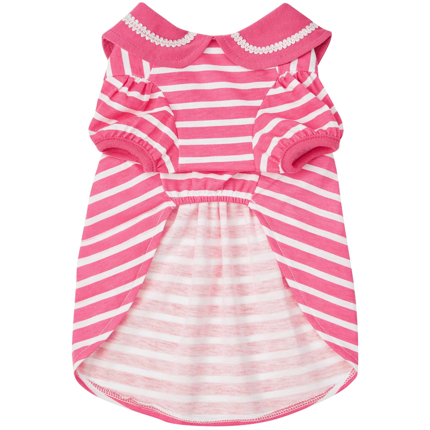 Sea Lover Rose Pink Striped Dress