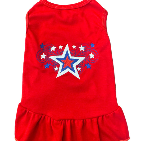 Red, White, Blue Dress