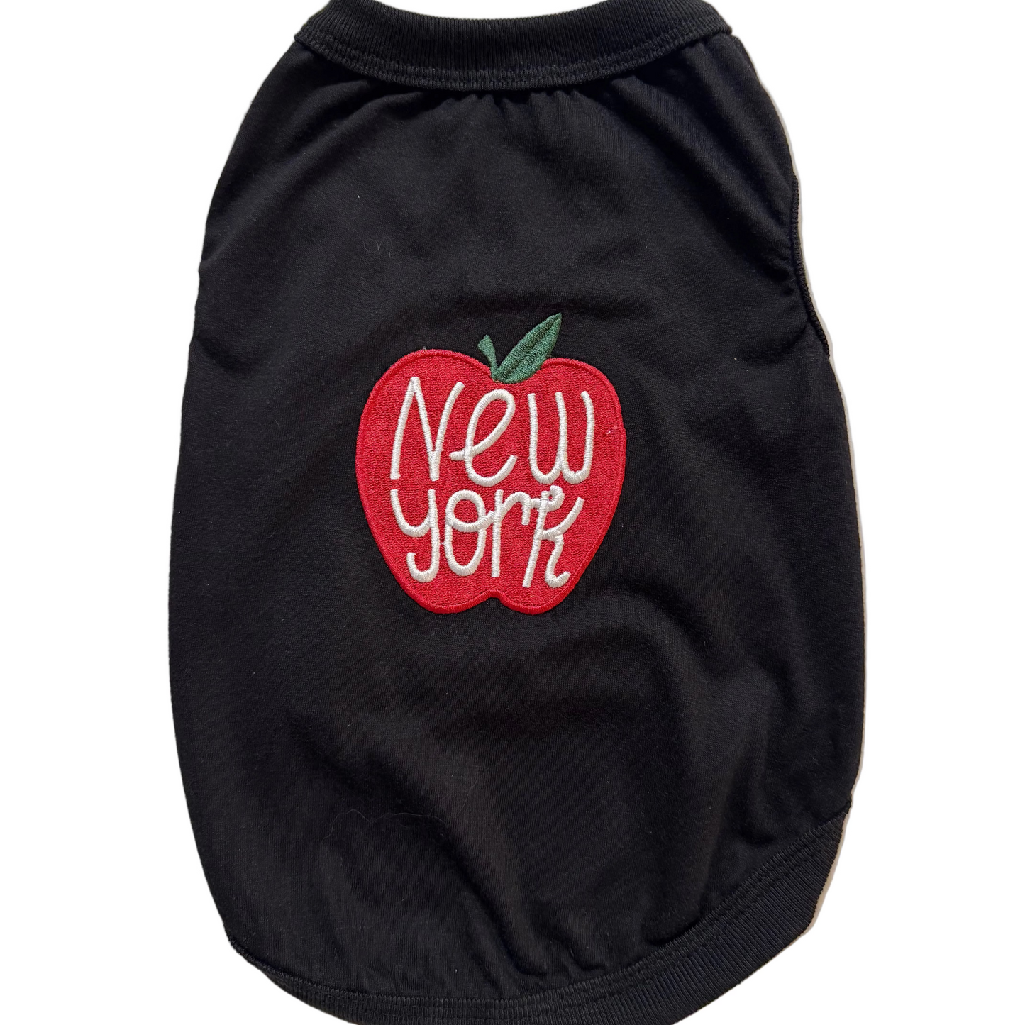 NYC Apple Embroidered Top