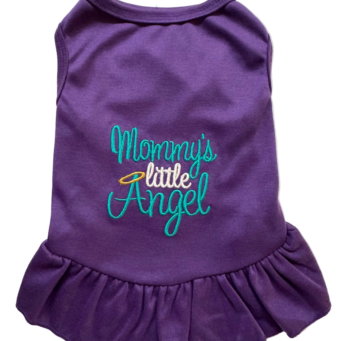 Mommy's Little Angel Embroidered Dress