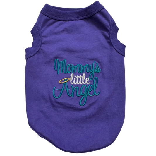 Mommy's Little Angel Embroidered Top