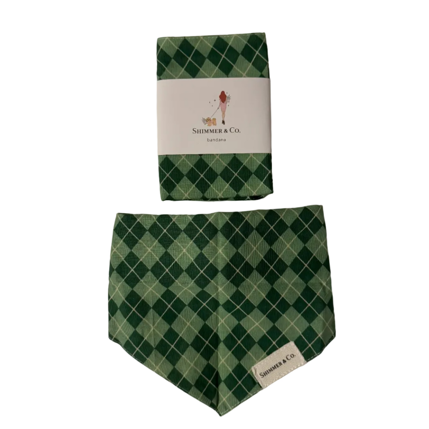 Shimmer & Co. Dublin Dog Bandana