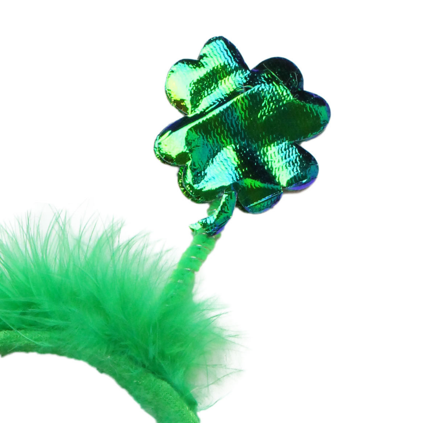 St. Patrick's Day Shamrock Dog Headband