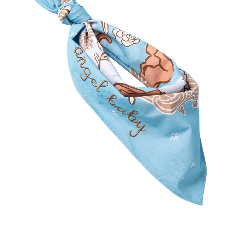Matching Angel Baby Bandana for Humans and Dogs