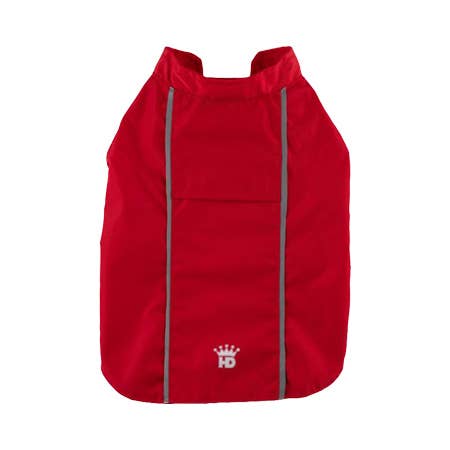 Red Hoodless Raincoat