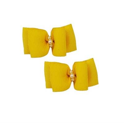 Yellow Hair Bow