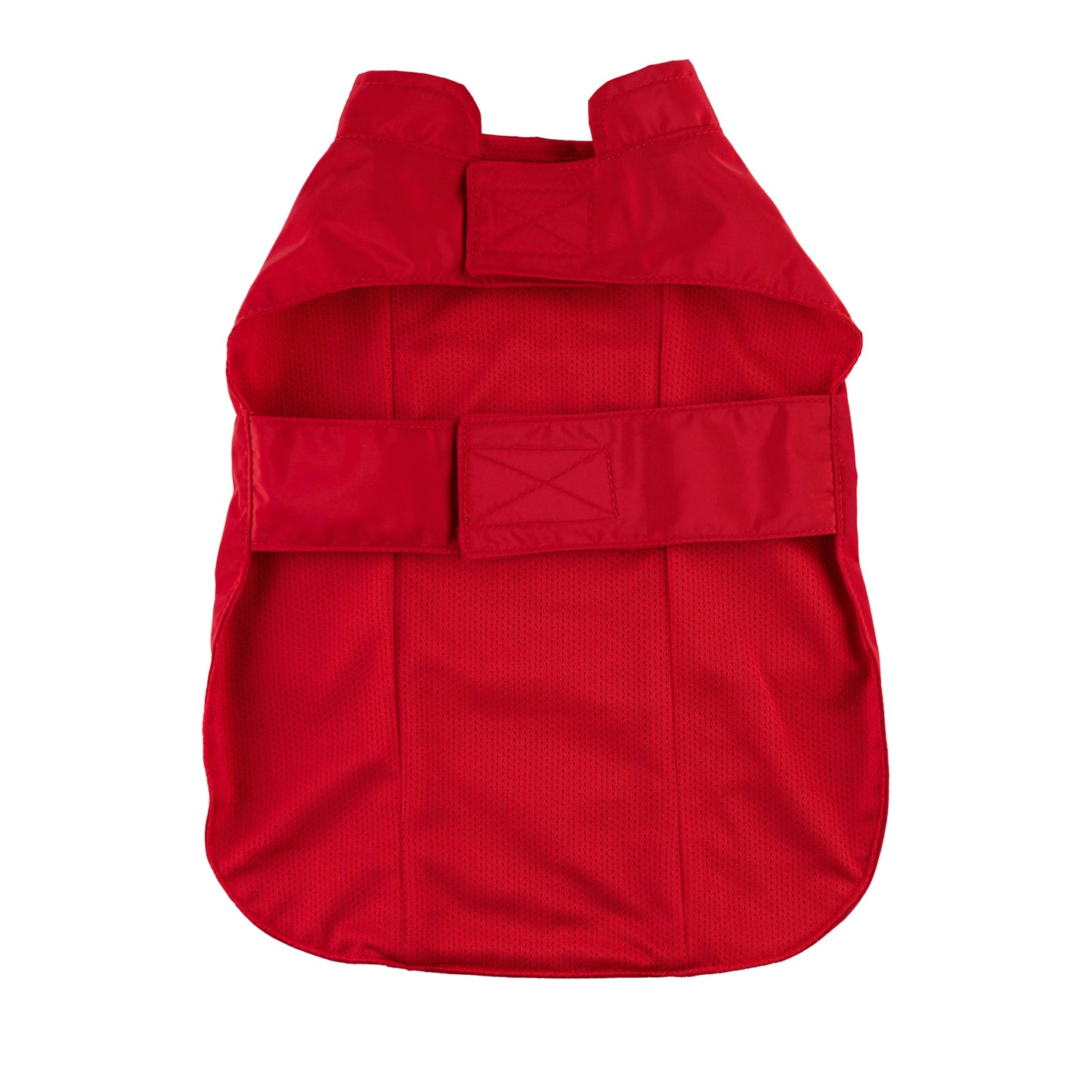 Red Hoodless Raincoat