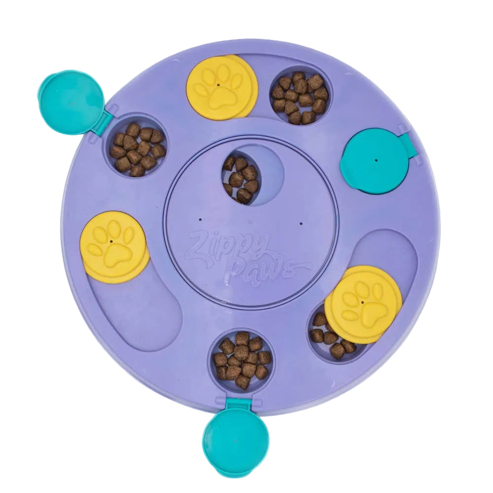 SmartyPaws Puzzler - Purple - Interactive Dog Toy