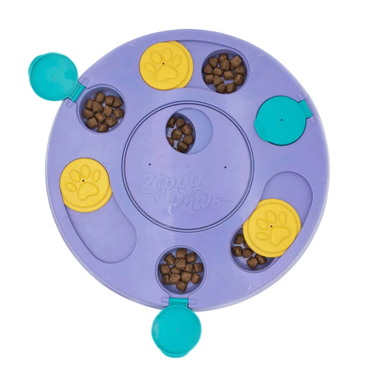 SmartyPaws Puzzler - Purple - Interactive Dog Toy